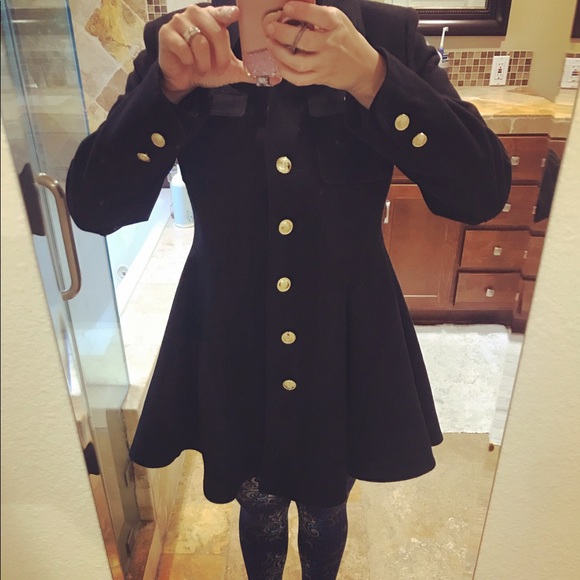 Laundry by Shelli Segal Military Wool Peacoat - Picture 7 of 8